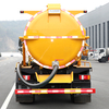 TRI RING Yellow Sewage Suction Truck