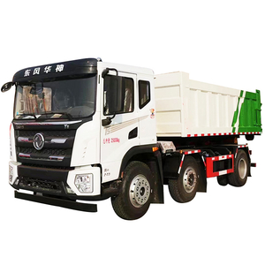 Dongfeng Huashen T5 Rear Double-Axle 18-Ton Hook Arm Garbage Truck