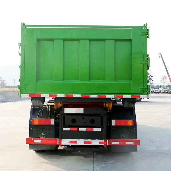 Dongfeng Huashen T5 Rear Double-Axle 18-Ton Hook Arm Garbage Truck