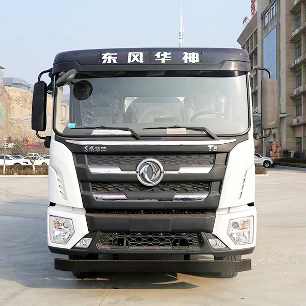 Dongfeng Huashen T5 Rear Double-Axle 18-Ton Hook Arm Garbage Truck