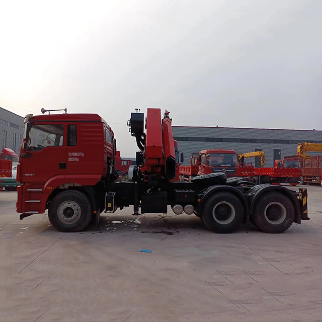 Sany Palfinger Knuckleboom Crane SPK50002 Sany Truck-Mounted Crane with Shacman 6X4 Chassis
