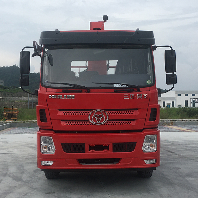 Sany Palfinger Knuckleboom Crane SPK38502 Sany Truck-Mounted Crane with Tri-ring Haolong 6X4 Chassis