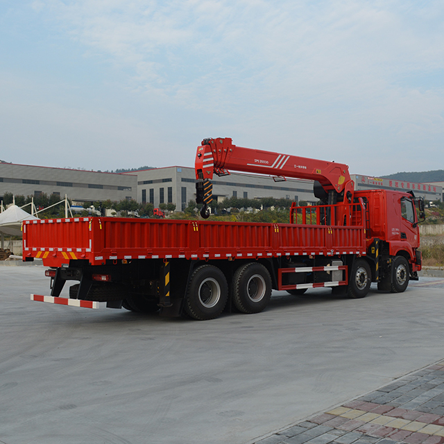 Sany Palfinger SPS35000 Sany Truck-Mounted Crane with SAICMOTOR Genhoo 8X4 Chassis