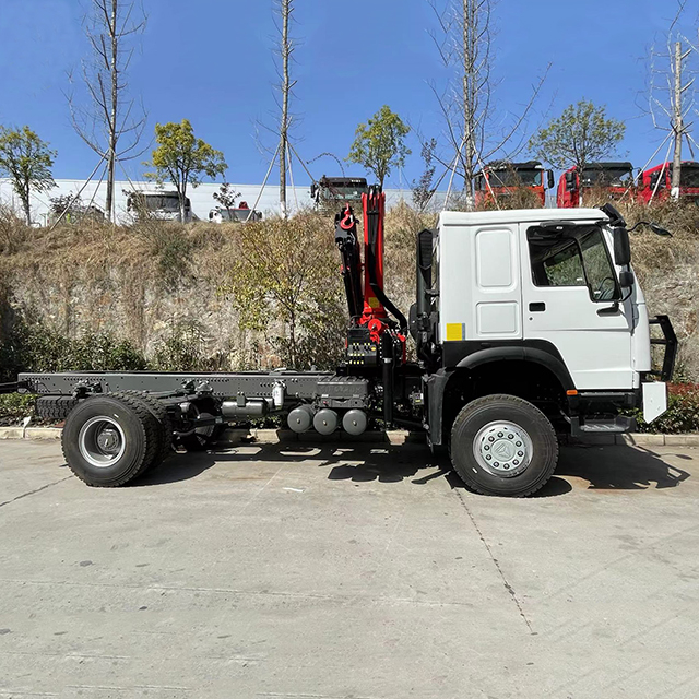 Sany Palfinger Knuckleboom Crane SPK15500 Sany Truck-Mounted Crane with Howo 4X4 Chassis