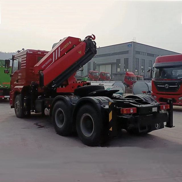Sany Palfinger Knuckleboom Crane SPK50002 Sany Truck-Mounted Crane with Shacman 6X4 Chassis
