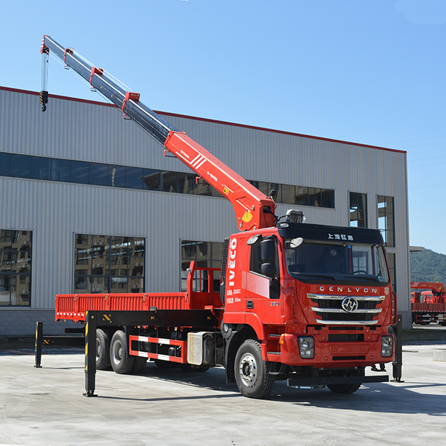 Sany Palfinger SPS35000 Sany Truck-Mounted Crane with SAICMOTOR Genlyon 6X4 Chassis