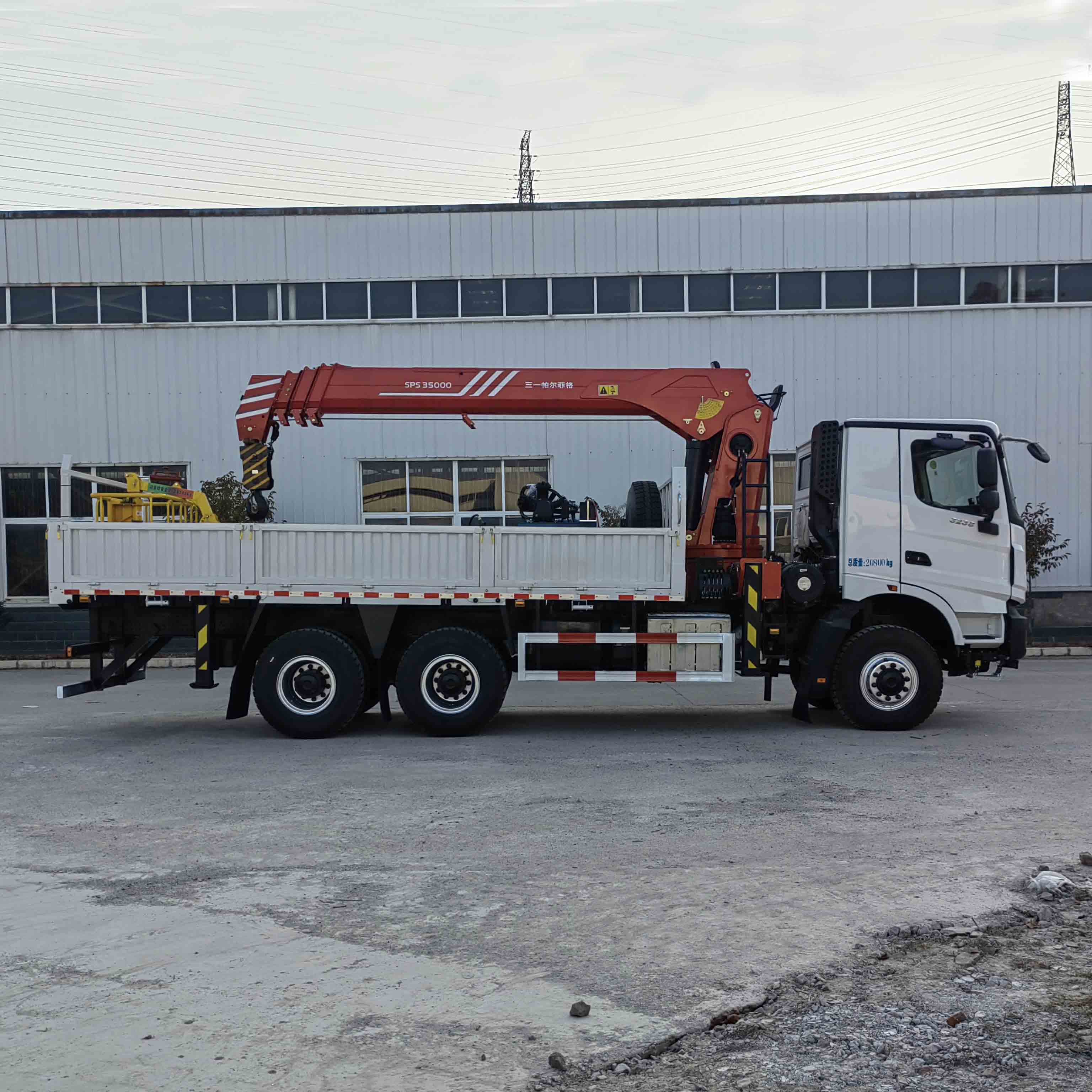 Sany Palfinger SPS35000 Sany Truck-Mounted Crane with Beiben 6X6 AWD Chassis