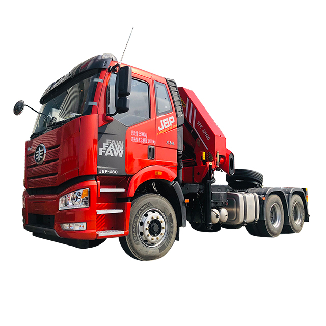 Sany Palfinger Knuckleboom Crane SPK32080 Sany Truck-Mounted Crane with FAW 6X4 Chassis