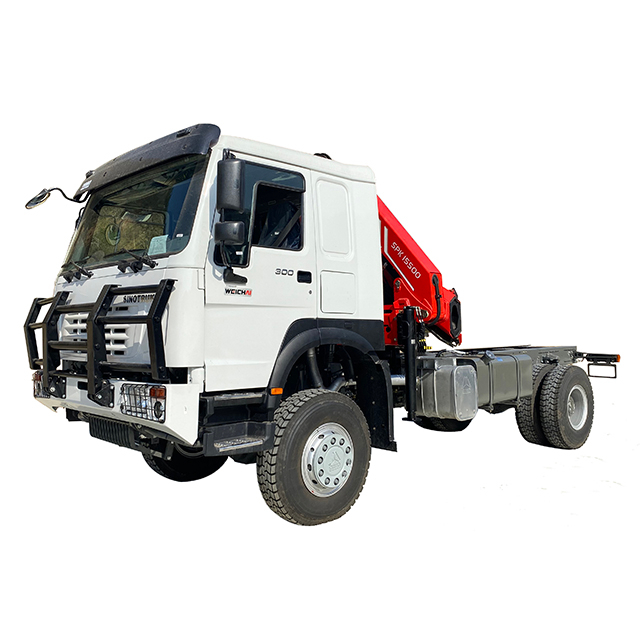 Sany Palfinger Knuckleboom Crane SPK15500 Sany Truck-Mounted Crane with Howo 4X4 Chassis