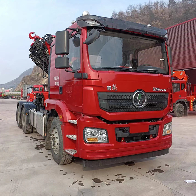 Sany Palfinger Knuckleboom Crane SPK50002 Sany Truck-Mounted Crane with Shacman 6X4 Chassis