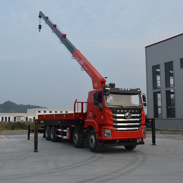 Sany Palfinger SPS35000 Sany Truck-Mounted Crane with SAICMOTOR Genhoo 8X4 Chassis