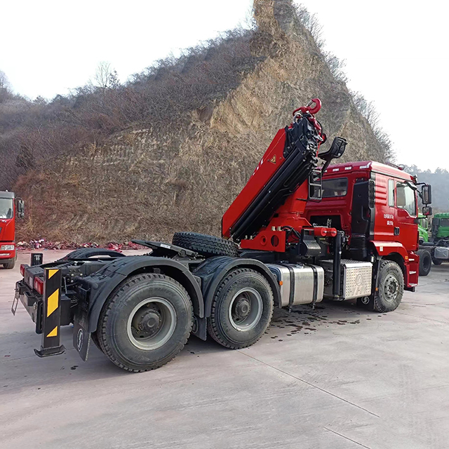 Sany Palfinger Knuckleboom Crane SPK50002 Sany Truck-Mounted Crane with Shacman 6X4 Chassis