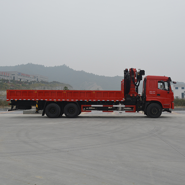 Sany Palfinger Knuckleboom Crane SPK38502 Sany Truck-Mounted Crane with Tri-ring Haolong 6X4 Chassis