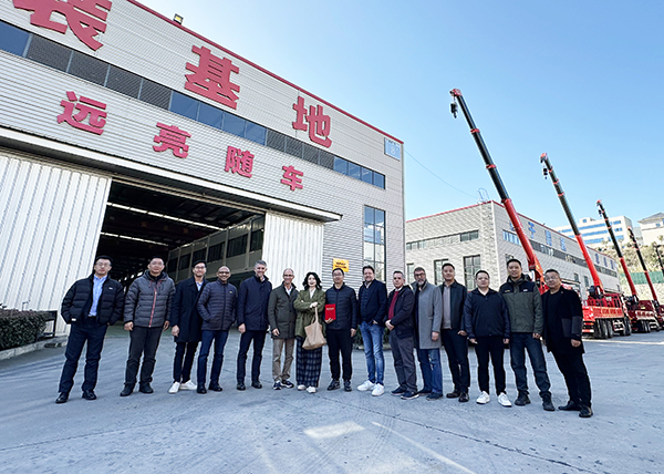 Senior Leaders of Sany Palfinger Visit Our Factory And Renew Strategic Cooperation Agreement