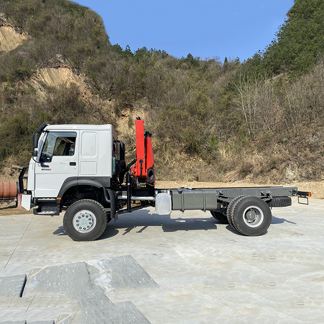 Sany Palfinger Knuckleboom Crane SPK15500 Sany Truck-Mounted Crane with Howo 4X4 Chassis