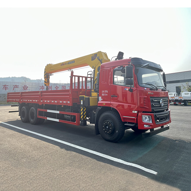 HYVA HST12 E4 Telescopic Crane with Dongfeng 6X4 Chassis