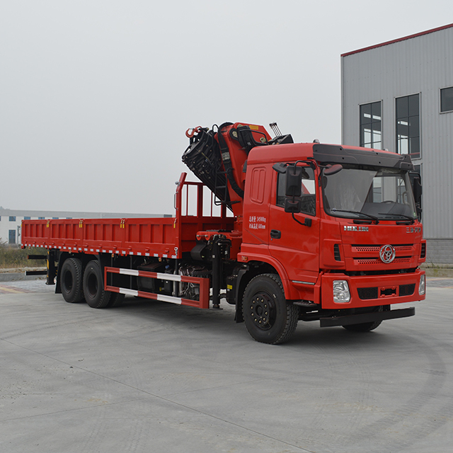 Sany Palfinger Knuckleboom Crane SPK38502 Sany Truck-Mounted Crane with Tri-ring Haolong 6X4 Chassis