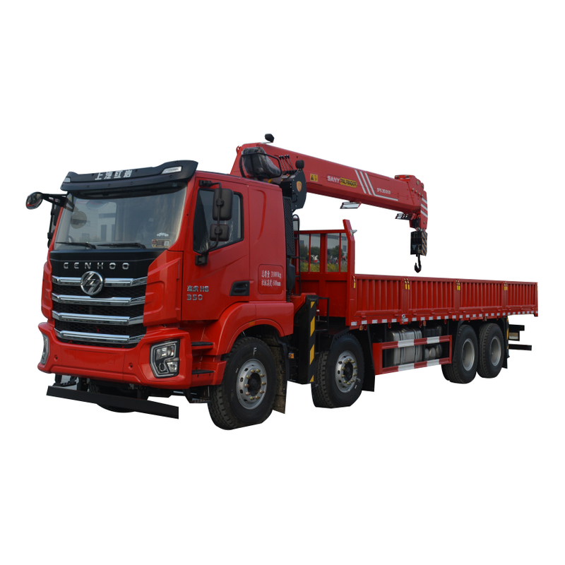 Sany Palfinger SPS35000 Sany Truck-Mounted Crane with SAICMOTOR Genhoo 8X4 Chassis