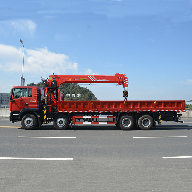 Sany Palfinger SPS35000 Sany Truck-Mounted Crane with Howo SITRAK 8X4 Chassis
