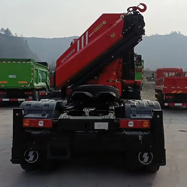 Sany Palfinger Knuckleboom Crane SPK50002 Sany Truck-Mounted Crane with Dongfeng 6X4 Chassis