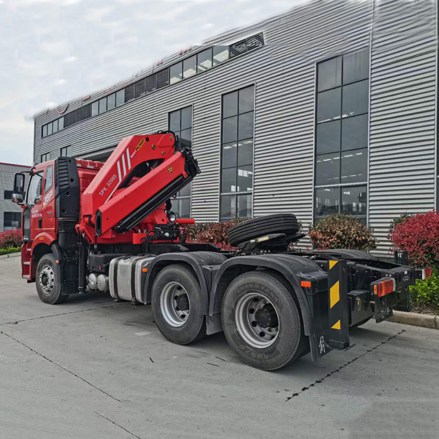 Sany Palfinger Knuckleboom Crane SPK32080 Sany Truck-Mounted Crane with FAW 6X4 Chassis