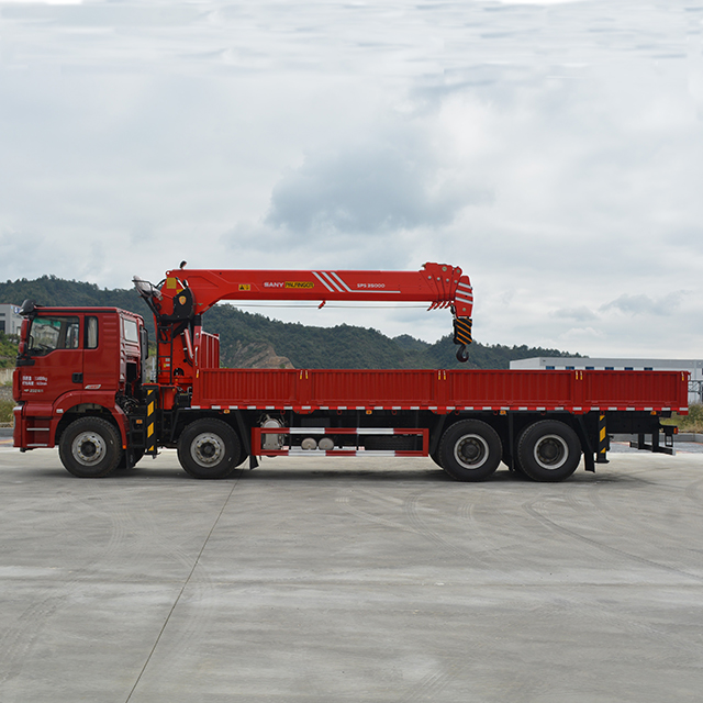 Sany Palfinger SPS35000 Sany Truck-Mounted Crane with Shacman 8X4 Chassis