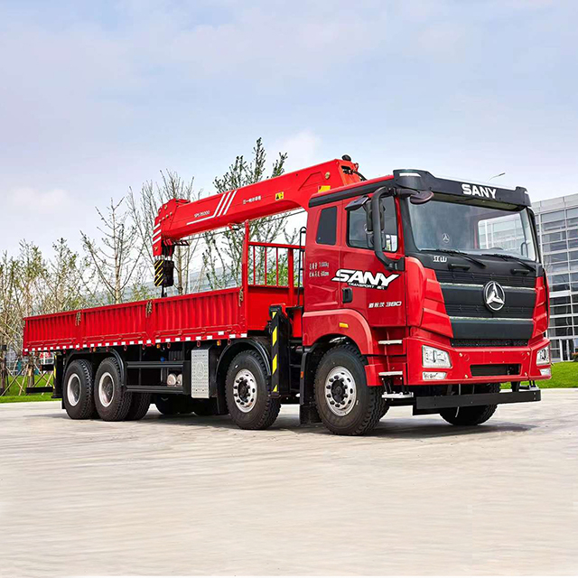 Sany Palfinger SPS35000 Sany Truck-Mounted Crane with Sany 8X4 Chassis