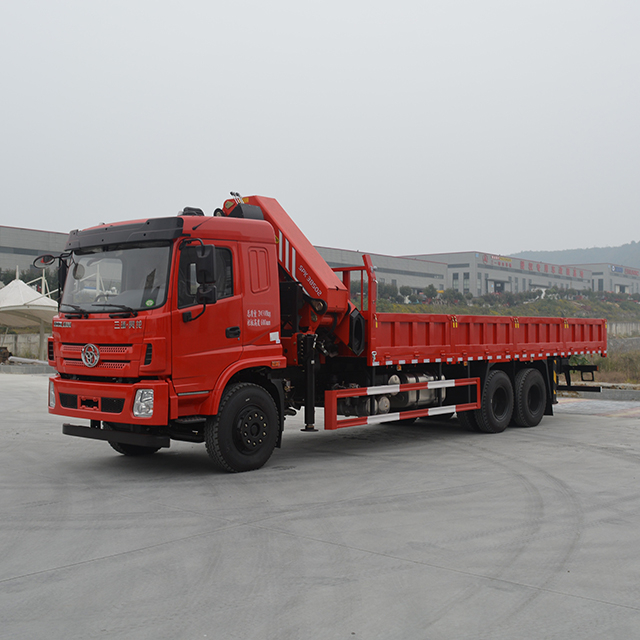 Sany Palfinger Knuckleboom Crane SPK38502 Sany Truck-Mounted Crane with Tri-ring Haolong 6X4 Chassis
