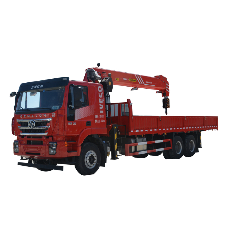Sany Palfinger SPS35000 Sany Truck-Mounted Crane with SAICMOTOR Genlyon 6X4 Chassis