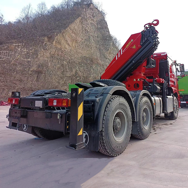 Sany Palfinger Knuckleboom Crane SPK50002 Sany Truck-Mounted Crane with Shacman 6X4 Chassis