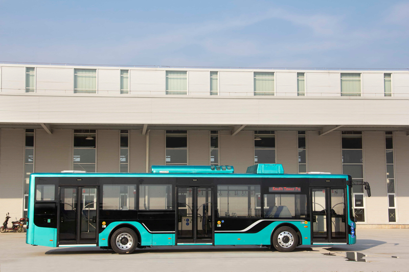 12-meter battery electric bus with a capacity of 80 passengers